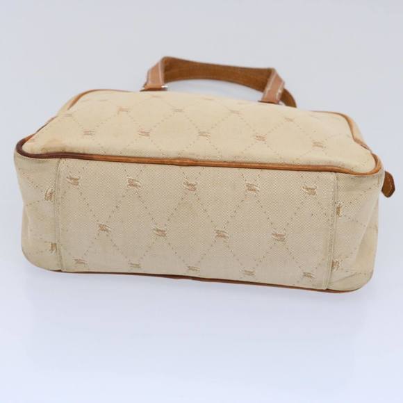 BURBERRY Blue Label Hand Bag Canvas Beige Auth bs10778 - Picture 5 of 16